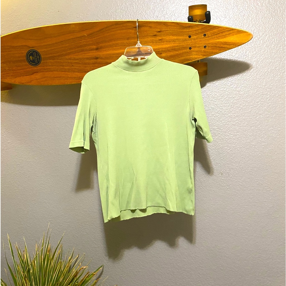 Swedish Lime Turtleneck